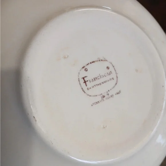 VTG Franciscan "Dessert Rose" Casserole Vegetable Dish w / Lid Exc. Chip Free - Picture 3 of 5